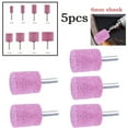 thumbnail image 4 of 5Pcs 6mm Shank Abrasive Mounted Stone Cylinder for Rotary Tool Grinding Wheel 6X20, 4 of 6