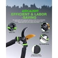 thumbnail image 3 of Pruning Shears, garden shears Titanium Steel Blade,With Gardening Gloves,Shears Stainless, Ergonomic Hand Pruning Shears for Trees, Plants (Shears Gardening Tool Kit), 3 of 10