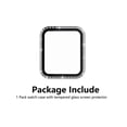 thumbnail image 4 of Njjex for Apple Watch 40mm Series SE 6 5 4 Case with Screen Protector, PC Hard Bling Crystal Diamonds Shiny Rhinestone Bumper Protective Case for iWatch Series 4/5/6 -Silver 40mm, 4 of 10