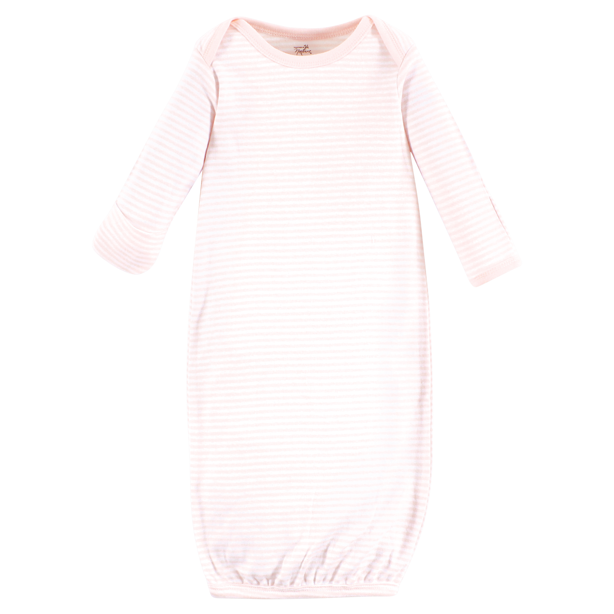 Touched by Nature Baby Girls Organic Cotton Gowns, Flower Market, 0-6 Months