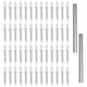 thumbnail image 1 of 200 Uds clavos de doble cabeza clavos con imagen de doble cabeza clavos de cabeza pequeña clavos recortados con mangas de instalación, 1 of 6