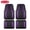 Purple, variant on Rubbermaid Car Floor Mats, Heavy Duty Rubber Car Floor Mats Set,Injection Molded Aluminum Film All Weather Floor Mat, Waterproof Universal Trim-to-Fit Automotive SUV Sedan Van,Black
