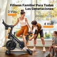 thumbnail image 2 of MERACH Bicicleta Spinning Estática para Casa con App Gratuita, Spinning Bike Silenciosa con Transmisión por Correa, Volante de 35 lb y Asiento Cómodo, Soporta hasta 300 lb, 2 of 9
