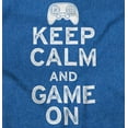 thumbnail image 2 of Vintage Keep Calm Video Game On Nerd Crewneck T Shirts Boy Girl Teen Brisco Brands L, 2 of 6