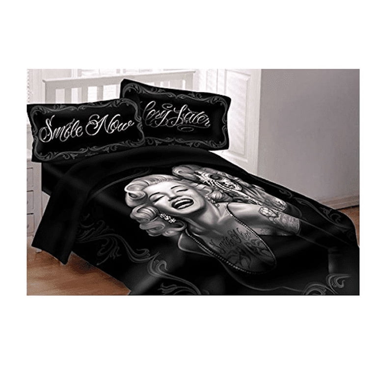 JPI David Gonzalez Art Marilyn Monroe Queen Comforter Set, 3 Piece