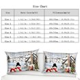 thumbnail image 4 of 3 unids/set estilo navideño 3D muñeco de nieve patrón impreso funda nórdica con Leyfeng  Ropa de cama, 4 of 6