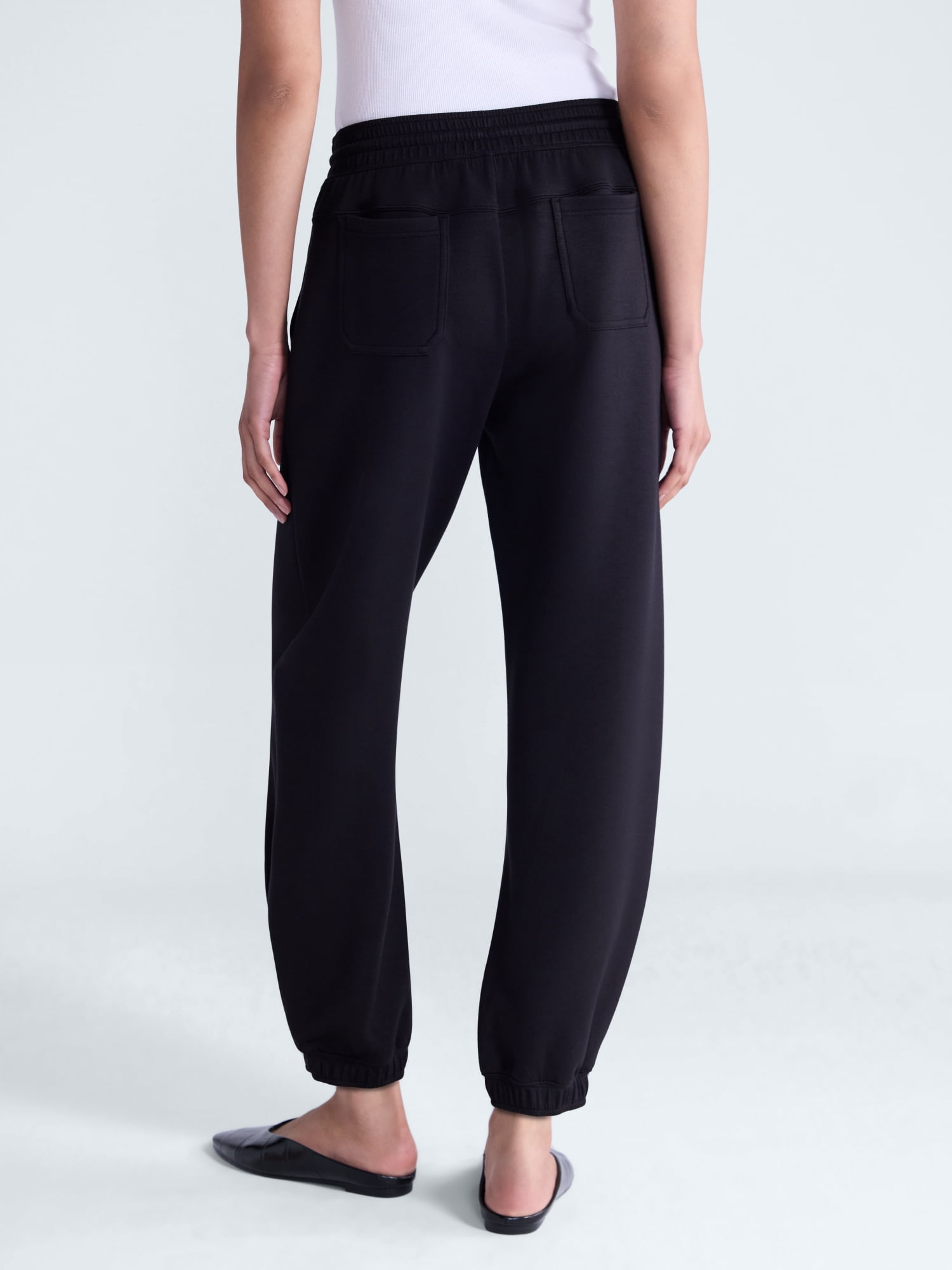 Scoop Women's and Women's Plus New Scubaknit Barrel Pants, Sizes XS-4X