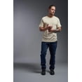 thumbnail image 2 of Expert Brand Men's Americana 100% Cotton Crew Neck T-Shirt, Sand, Small, 2 of 5