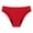 Red, variant on Women's Black Low Waisted Bikini Bottoms Retro Basic Full Coverage Swimsuit Mid Waist Bathing Suit Bottom