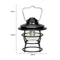 thumbnail image 1 of Camping Lantern 3 Gears Retro Tent Light para viajes Senderismo Emergencia (Negro) Ehuebsd Para estrenar, 1 of 9