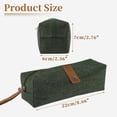 thumbnail image 2 of Unique Bargains Snowflake Oxford Style Pencil Pouch with Large Capacity Green, 2 of 6