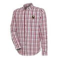 thumbnail image 2 of Men's Antigua Maroon Boston College Eagles Tending 2 Tri-Blend Long Sleeve Button-Down Shirt, 2 of 3