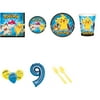 Pokemon Party Supplies Party Pack For 16 With Blue #9 Balloon