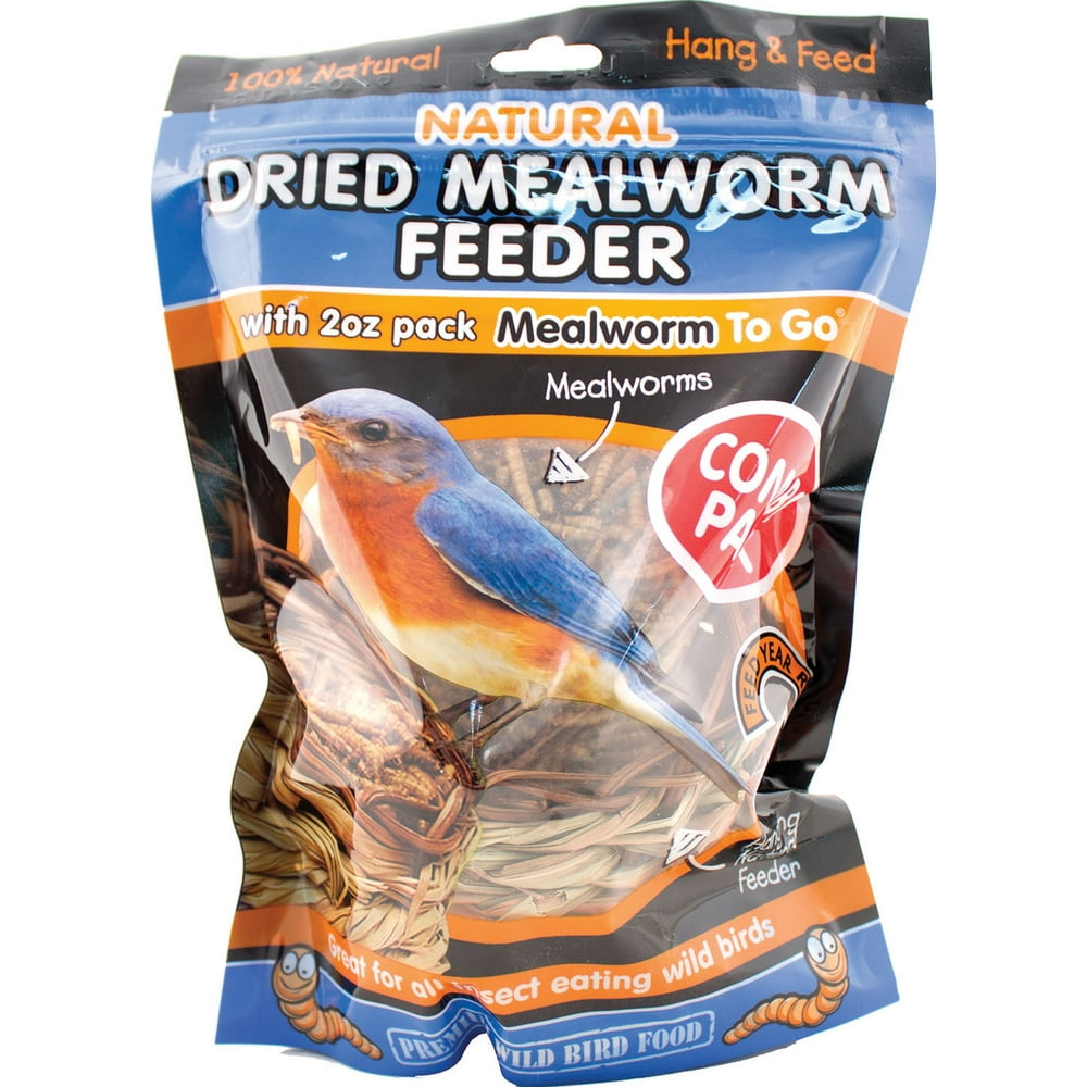 Reed Mealworm Feeder With 2oz Of Mealworms