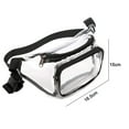 thumbnail image 2 of riñonera transparente, riñonera resistente a la intemperie para mujer, para hombre, viaje, playa, evento, bolsa de concierto Adepaton Mariconeras y Bolsos para Hombres, 2 of 5
