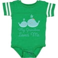 thumbnail image 3 of Inktastic My Grandma Loves Me Boys or Girls Baby Bodysuit, 3 of 5