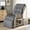 Natural, variant on COMLAX FIELD Outdoor Wicker Recliner with Adjustable Back and Footrest, Rattan Reclining Lounge Chair