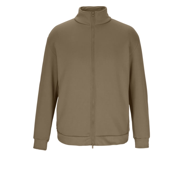BXJX Men's Stand Collar Jacket- Khaki Size 2XL - Walmart.com
