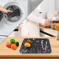 thumbnail image 3 of Yayeee Dish Drying Mat for Kitchen Counter 16" x 18" Microfiber Super Absorbent Coffee Decorative Pad, Gothic Floral Print, 3 of 9