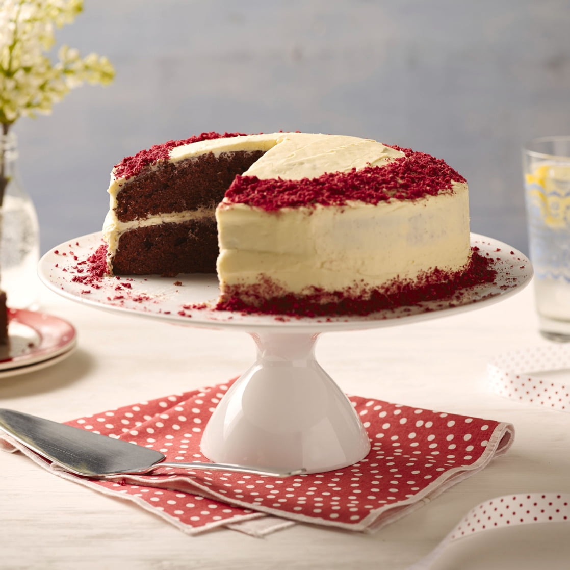 (12 pack) Betty Crocker Delights Super Moist Red Velvet Cake Mix, 13.25 oz.