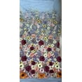 thumbnail image 1 of Three - dimensional sunflower floating soft mesh embroidery lace dress fabric, 1 of 7