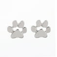 thumbnail image 1 of 1 Paire de Boucles d'Oreilles en Forme de Patte de Chat et Chien pour Femmes Bijoux, 1 of 2