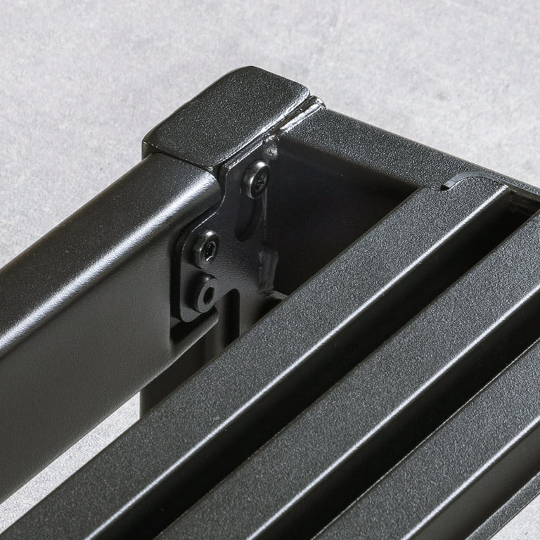 Mellow Rocky Base E Metal Platform Bed, Patented Wide Steel