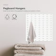 thumbnail image 5 of SEWOART 7Pcs White Display Shelf Hooks for Pegboard Hanging Store Supermarket Product Display, 5 of 8