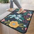 thumbnail image 4 of Pioneer Flower Floral Print Pattern Door Rugs,Washable Non Slip Door Mats Indoor,Decorative Door Mats,Entry Mat Indoor for Entrance,Bedroom,Kitchen,Bathroom,30"x17", 4 of 6