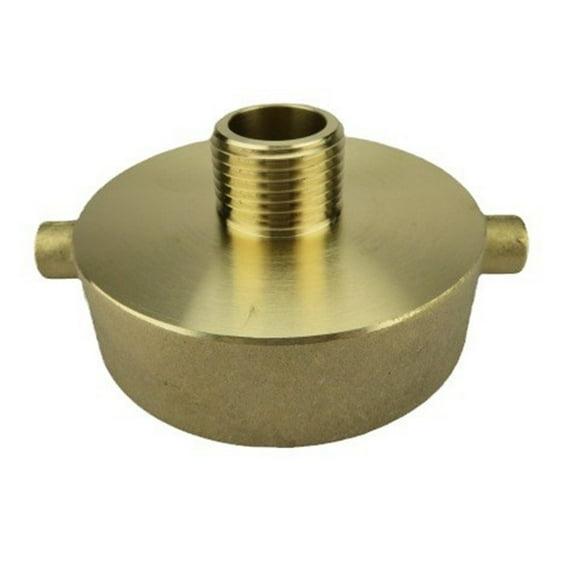WinWay Brass Fire Hydrant Fitting 2-1/2" Nst (Nh) Female X 3/4" Ght Hose Fitting Fire Hydrant Hose Adapter Home Plumbing Fixtures