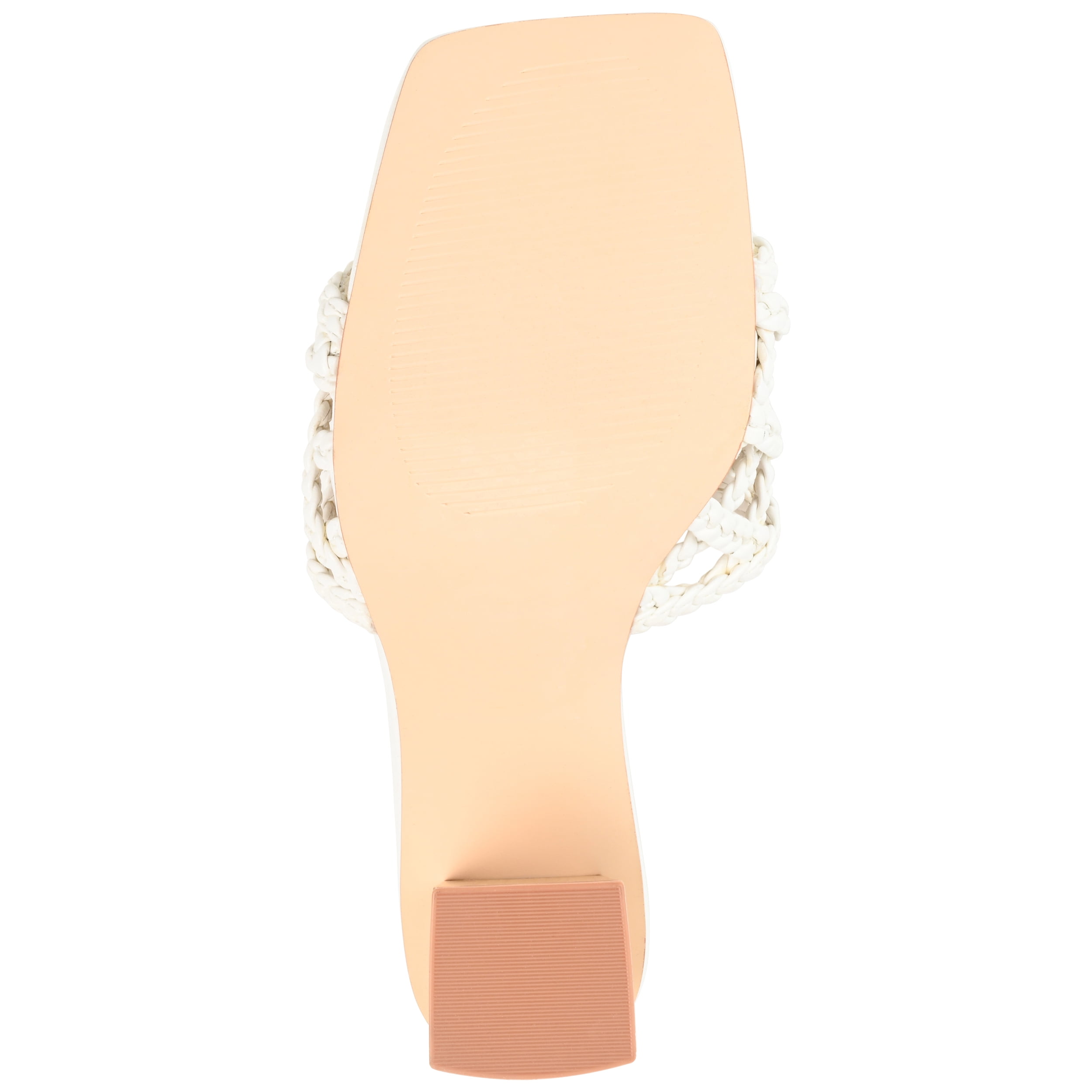 Journee Womens Evvie Open Square Toe Block Heel Sandals