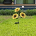 thumbnail image 2 of Luces solares DYNWAVEMX girasol LED impermeable 3 cabezas, 2 of 8