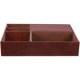 thumbnail image 2 of Mesita de noche, joyero, tocador, caja de almacenamiento de cuero sintético para teléfono, llaves, billetera, reloj y gafas., 2 of 5