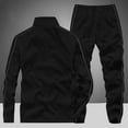 thumbnail image 4 of Xzbqbs Men's Track Suits Casual Athletic Tracksuit Long Sleeve Sweatsuit Set Full Zip Running Jacket and Pants 2 Piece Outfits, 4 of 6