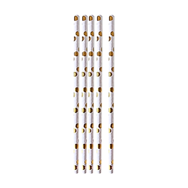 E Flower Bride Party Theme Disposable Paper Straws For Wedding Bridal Shower Decorative Tableware