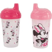 BABY SIPPER CUPS 2 PACK - GIRLS - DISNEY MINNIE MOUSE BOW - POP-UP