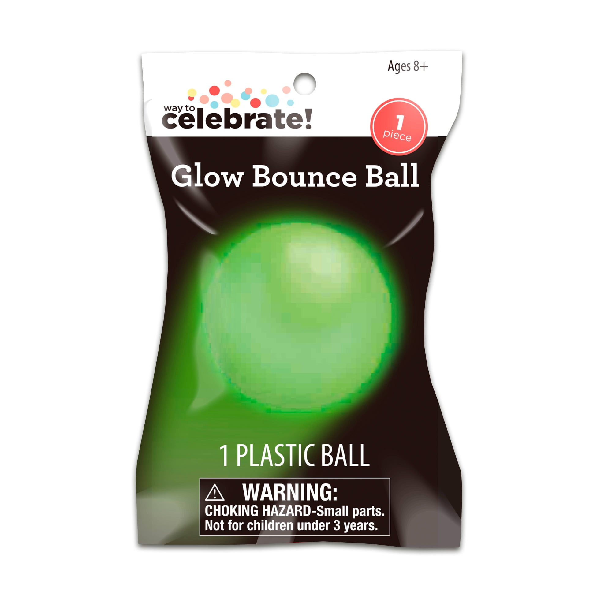 Way To Celebrate! Glow Bouncing Ball ASTM