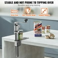 thumbnail image 4 of Heavy Duty Commercial Manual Can Opener with Adjustable Base - Industrial Jar & Can Opener for Large Cans Up to 11.8 Inches - Ideal for Restaurant, Hotel, Bar, Home Use, 4 of 11