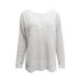 thumbnail image 4 of Pull en Tricot à Manches Longues pour Femme Automne Hiver, 4 of 6