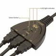 thumbnail image 3 of axGear HDMI Switch 3 Port Ultra HD 4K 1080P Switcher Cable for TV PC Console Display, 3 of 8