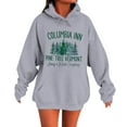 thumbnail image 2 of Columbia Inn Pine Tree Vermont Hoodies for Women Long Sleeve Christmas Graphic Hooded Sweatshirt with Pockets Pullover Tops, 2 of 7