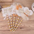 thumbnail image 6 of Oraceous 5 Pcs in 1 Set Cake Topper Delicate Crown Lace Decor Cake Pick for Birthday Party Cupcakes Festival Cake Supplies (White Golden), 6 of 10