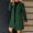 *Green, variant on ClodeEU Womens Mid Long Wool Blend Coat, Notch Lapel Button Up Trench Coat,Casual Trendy Tunic Outwear Coffee,Womens Plus XL