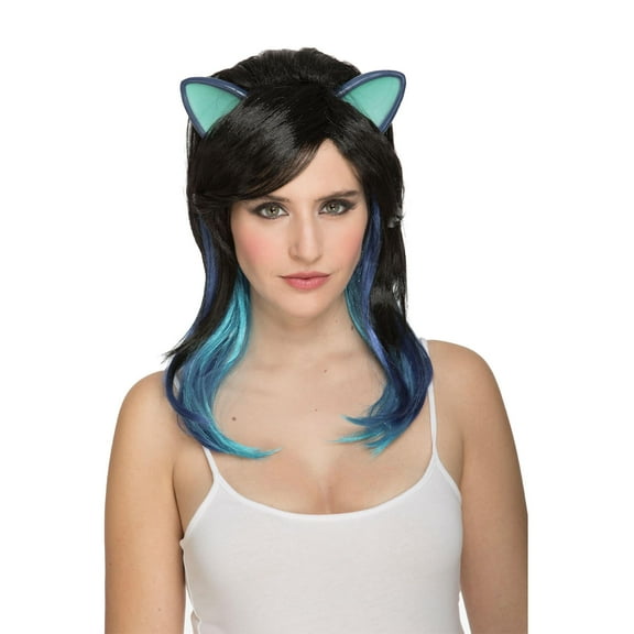 Long Kitty Adult Costume Wig
