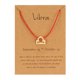 thumbnail image 1 of Pulseras para mujer, regalos para mujer, tarjeta de papel, doce cuerdas de nailon, collar con colgante de aleación, regalo festivo, pulsera de tarjeta de papel., 1 of 3