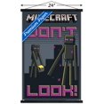 thumbnail image 3 of Minecraft - Don't Look Wall Poster with Wooden Magnetic Frame, 22.375" x 34", 3 of 3