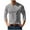 Gray（mens shirts）, variant on GuangCheng George Mens Ribbed Knit Long Sleeve Henley Shirts,Slim Fit,Soft,Stretchy,Comfortable Casual Tees Tops,Gray,Size 2XL