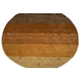 thumbnail image 3 of Multicolored Stripes 6X6 Oriental Modern Round Rug, 3 of 11