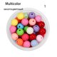 thumbnail image 3 of 10-200 piezas de cuentas espaciadoras redondas lisas de plástico acrílico mixto de 6, 8, 10, 12, 14, 16, 18 y 20 mm, tamaño a elegir para accesorios de fabricación de joyas, 3 of 5