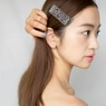 thumbnail image 1 of UPOUART 2Pcs Korean Hair Accessories Retro Barrettes Non Slip Rhinestone For Women Daily Use, 1 of 6